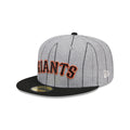 San Francisco Giants Heather Pinstripe 59Fifty Fitted MLB Vintage Snapback Baseball Cap Adjustable Streetwear Hat