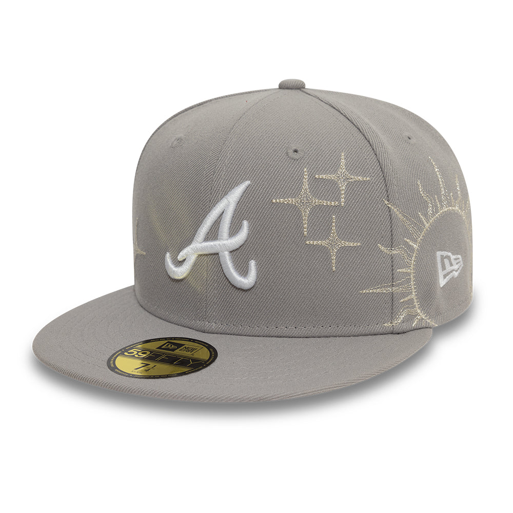 Atlanta Braves Zodiac 59Fifty Fitted MLB Vintage Snapback Baseball Cap Adjustable Streetwear Hat