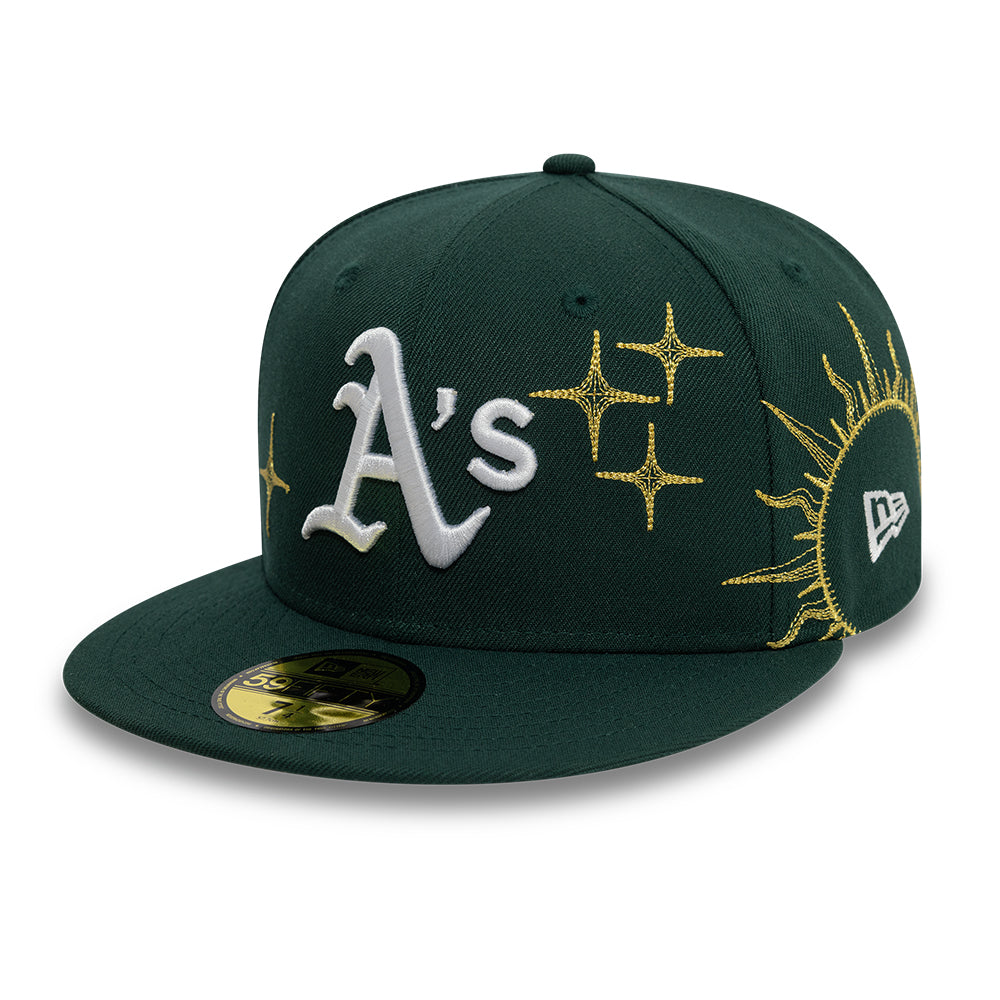 Oakland Athletics Zodiac 59Fifty Fitted MLB Vintage Snapback Baseball Cap Adjustable Streetwear Hat