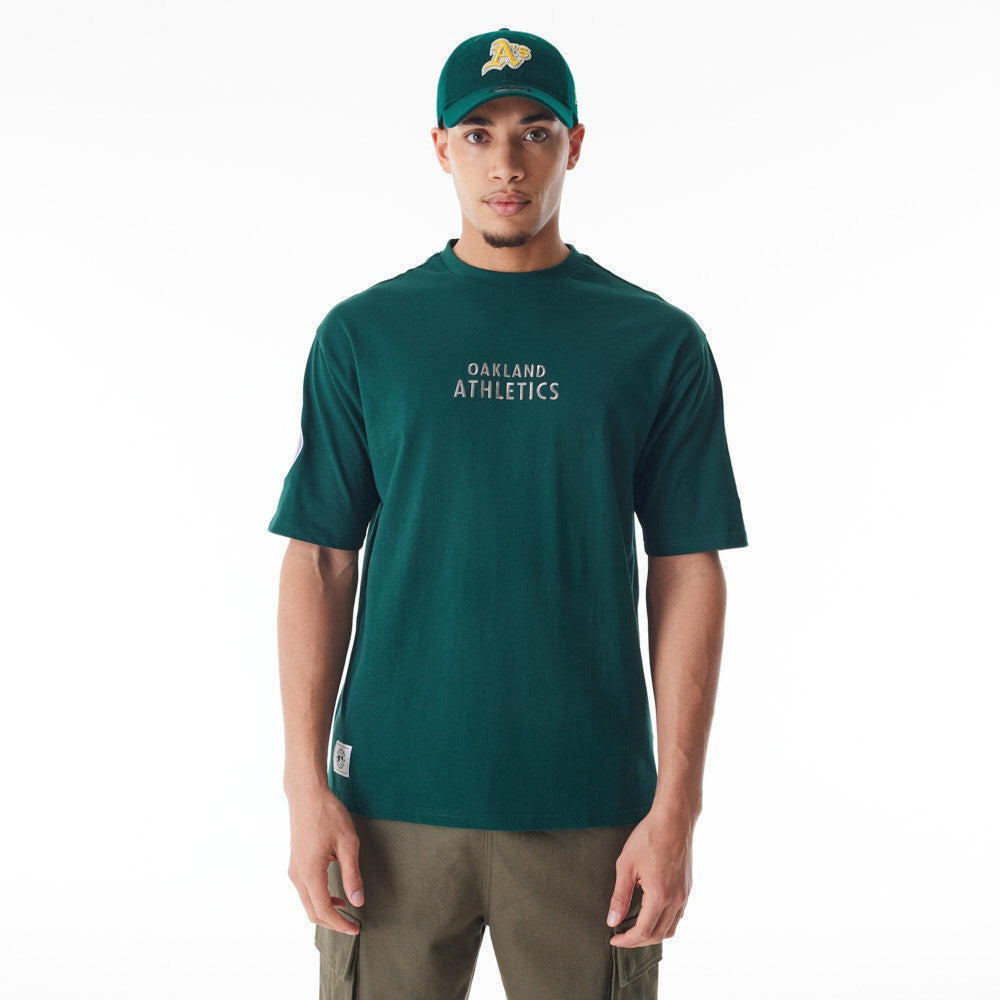 New Era Tartan Os Tee Oakland Athletics MLB Vintage Snapback Baseball Cap Adjustable Streetwear Hat