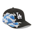 Los Angeles Dodgers Waves 59Fifty Fitted MLB Vintage Snapback Baseball Cap Adjustable Streetwear Hat