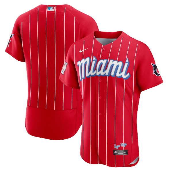 Miami Marlins City Connect Authentic Jersey MLB Vintage Snapback Baseball Cap Adjustable Streetwear Hat