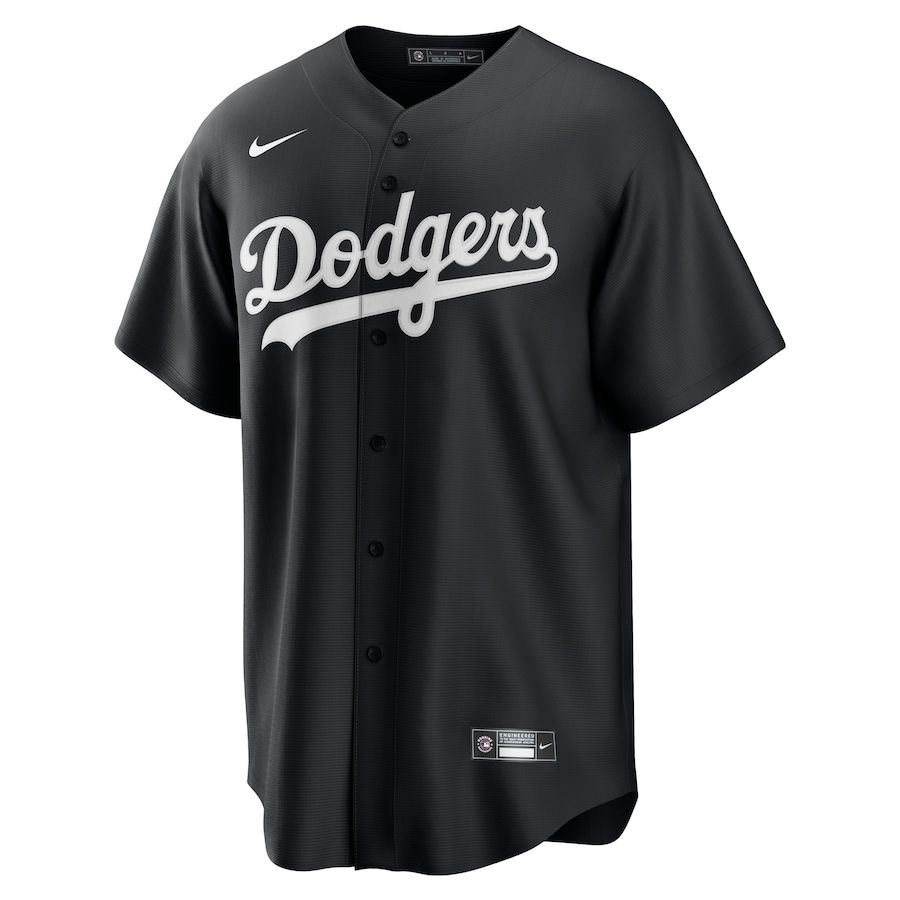 Los Angeles Dodgers Black Jersey MLB Vintage Snapback Baseball Cap Adjustable Streetwear Hat