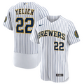 Milwaukee Brewers Authentic White Jersey MLB Vintage Snapback Baseball Cap Adjustable Streetwear Hat