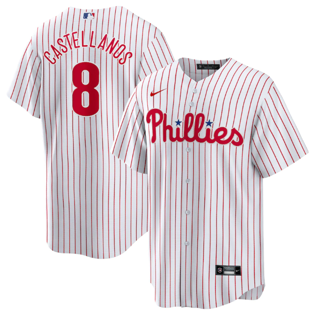 Philadelphia Phillies Replica White Jersey MLB Vintage Snapback Baseball Cap Adjustable Streetwear Hat