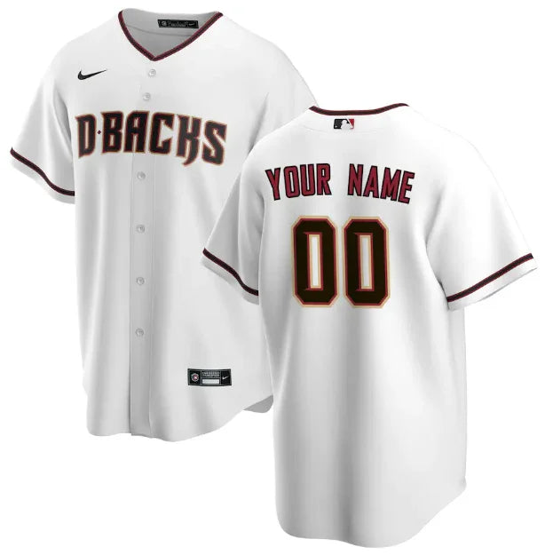 Arizona Diamondbacks Replica White Jersey MLB Vintage Snapback Baseball Cap Adjustable Streetwear Hat
