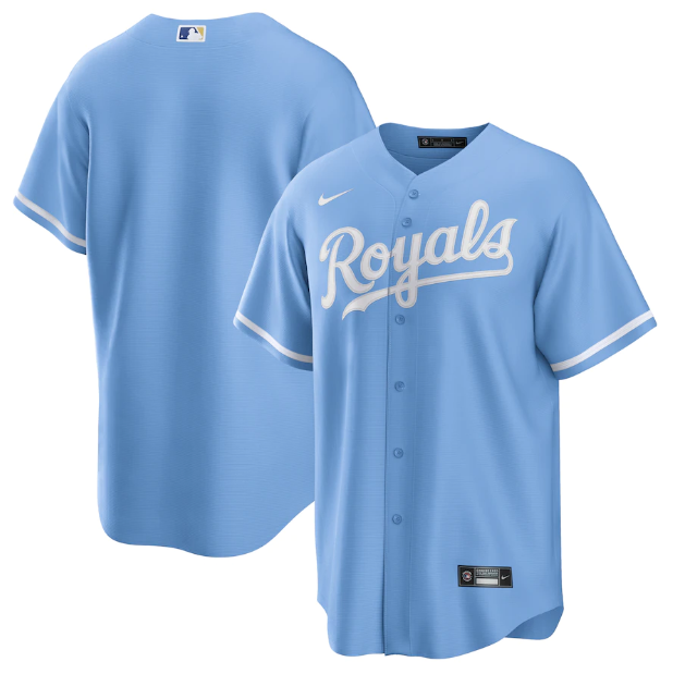 Kansas City Royals Replica Light Blue Jersey MLB Vintage Snapback Baseball Cap Adjustable Streetwear Hat