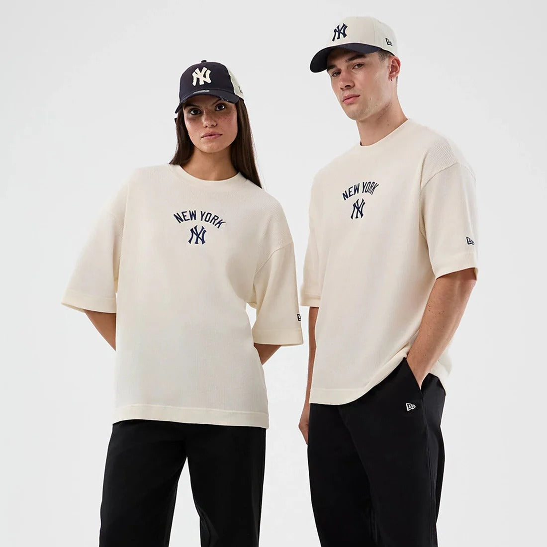 New York Yankees Waffle Box Tee MLB Vintage Snapback Baseball Cap Adjustable Streetwear Hat
