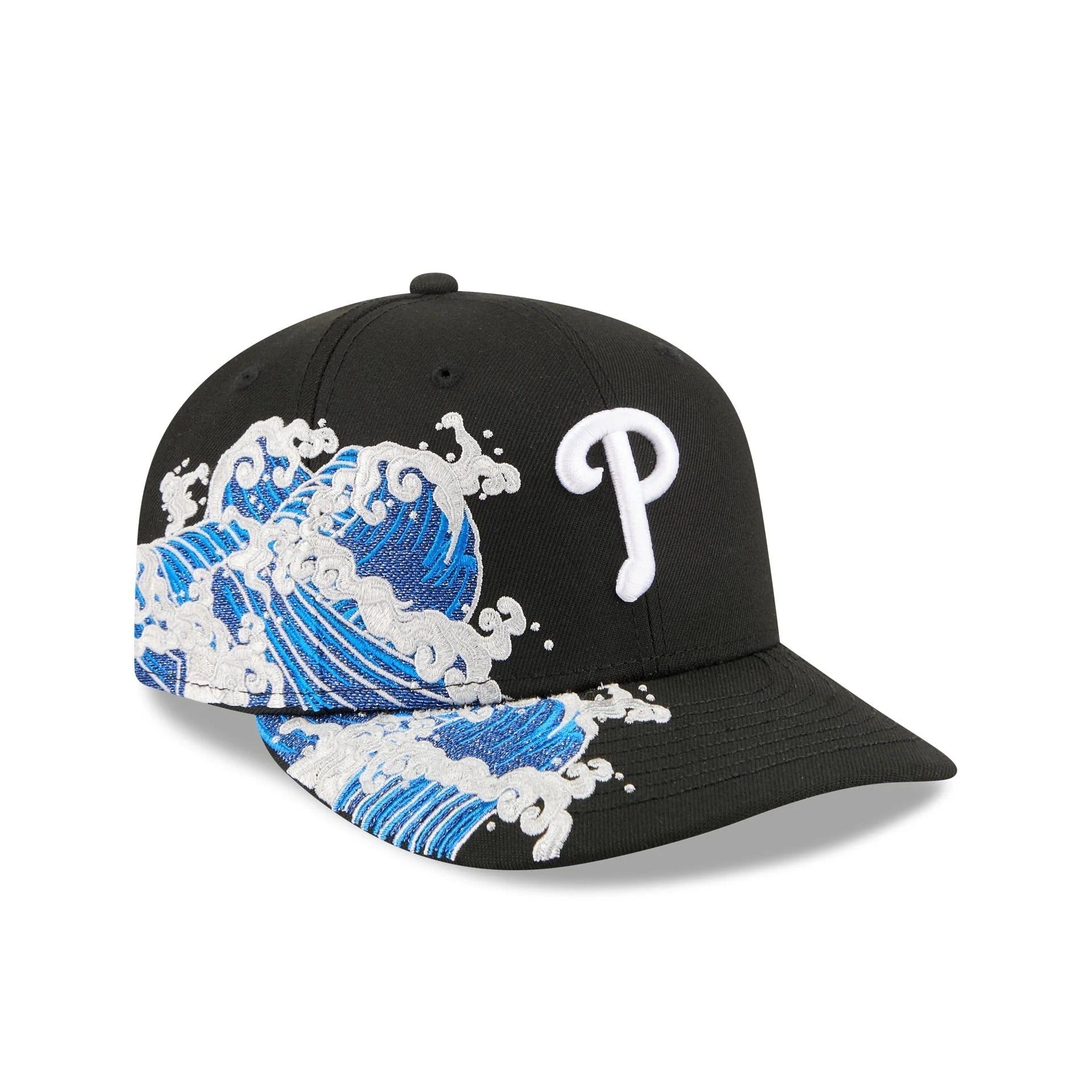 Philadelphia Phillies Waves 59Fifty Fitted MLB Vintage Snapback Baseball Cap Adjustable Streetwear Hat