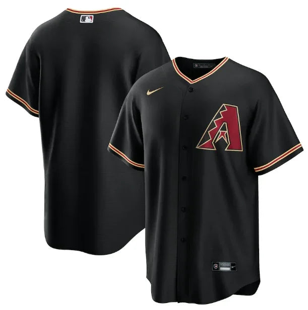 Arizona Diamondbacks Replica Black Jersey MLB Vintage Snapback Baseball Cap Adjustable Streetwear Hat